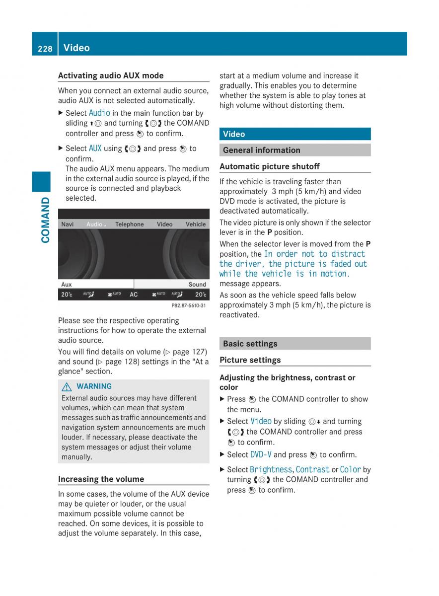 Mercedes Benz CL C216 2014 owners manual / page 230