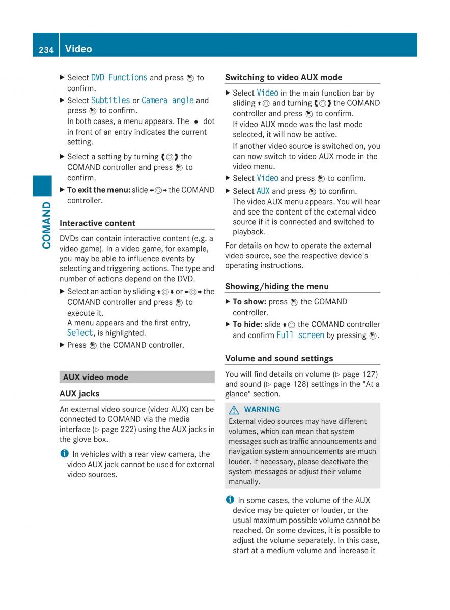 Mercedes Benz CL C216 2014 owners manual / page 236