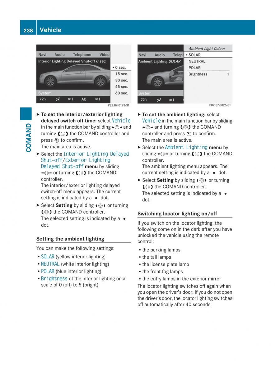 Mercedes Benz CL C216 2014 owners manual / page 240