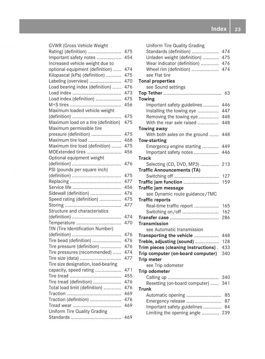 Mercedes Benz CL C216 2014 owners manual / page 25