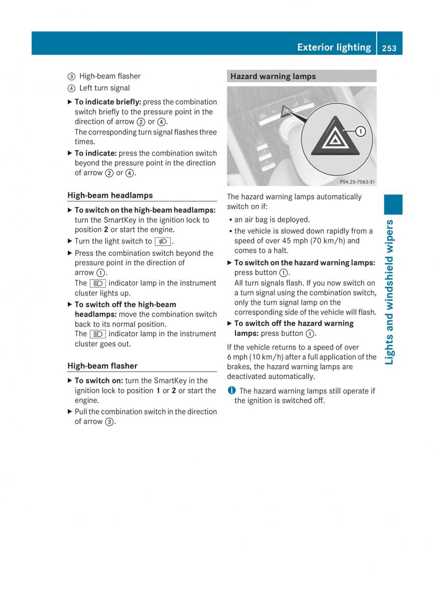 Mercedes Benz CL C216 2014 owners manual / page 255