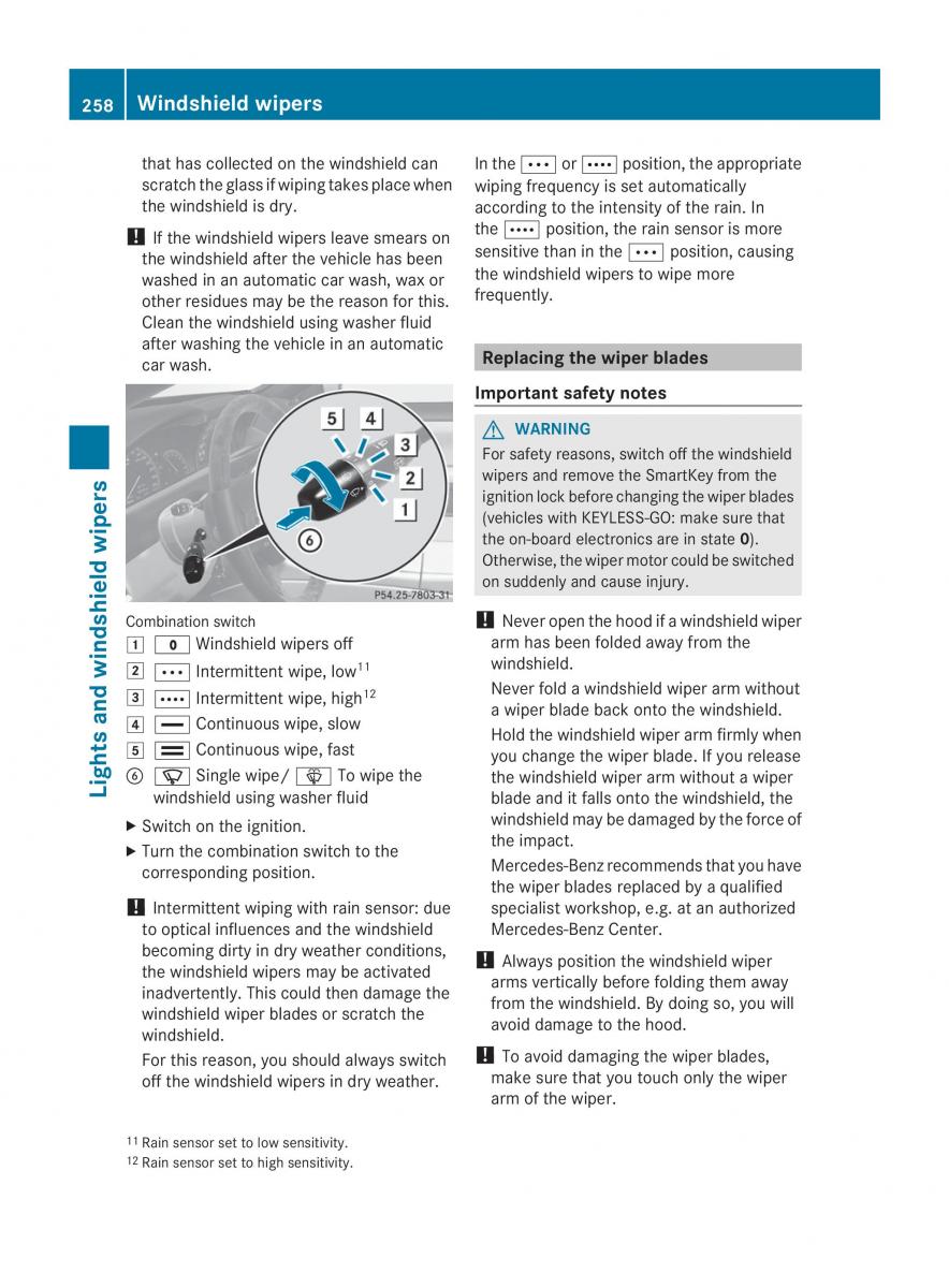 Mercedes Benz CL C216 2014 owners manual / page 260