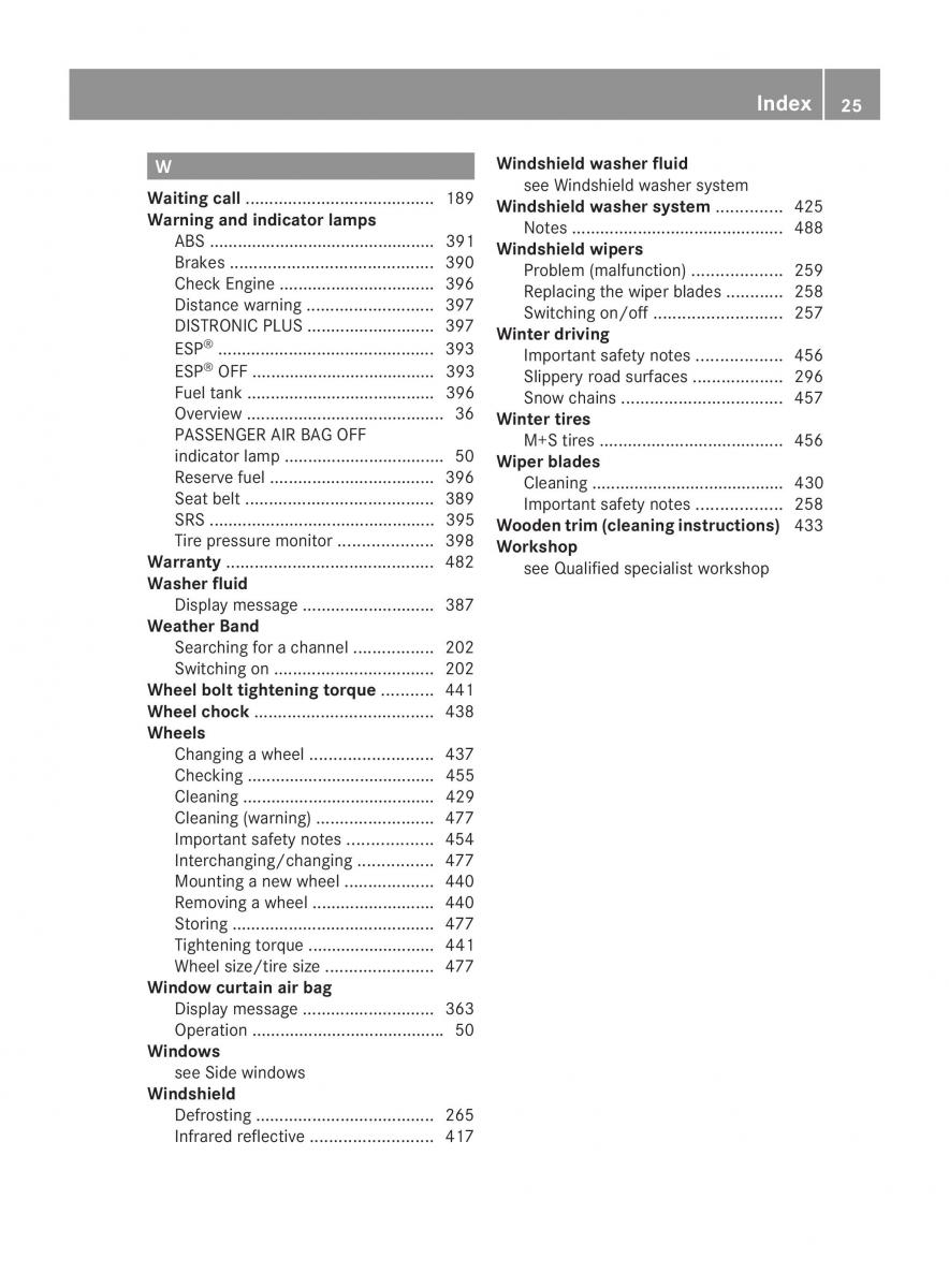 Mercedes Benz CL C216 2014 owners manual / page 27