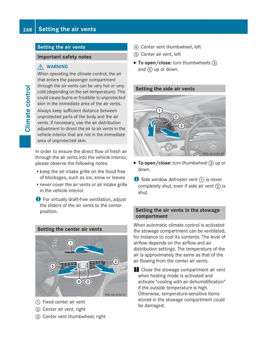 Mercedes Benz CL C216 2014 owners manual / page 270