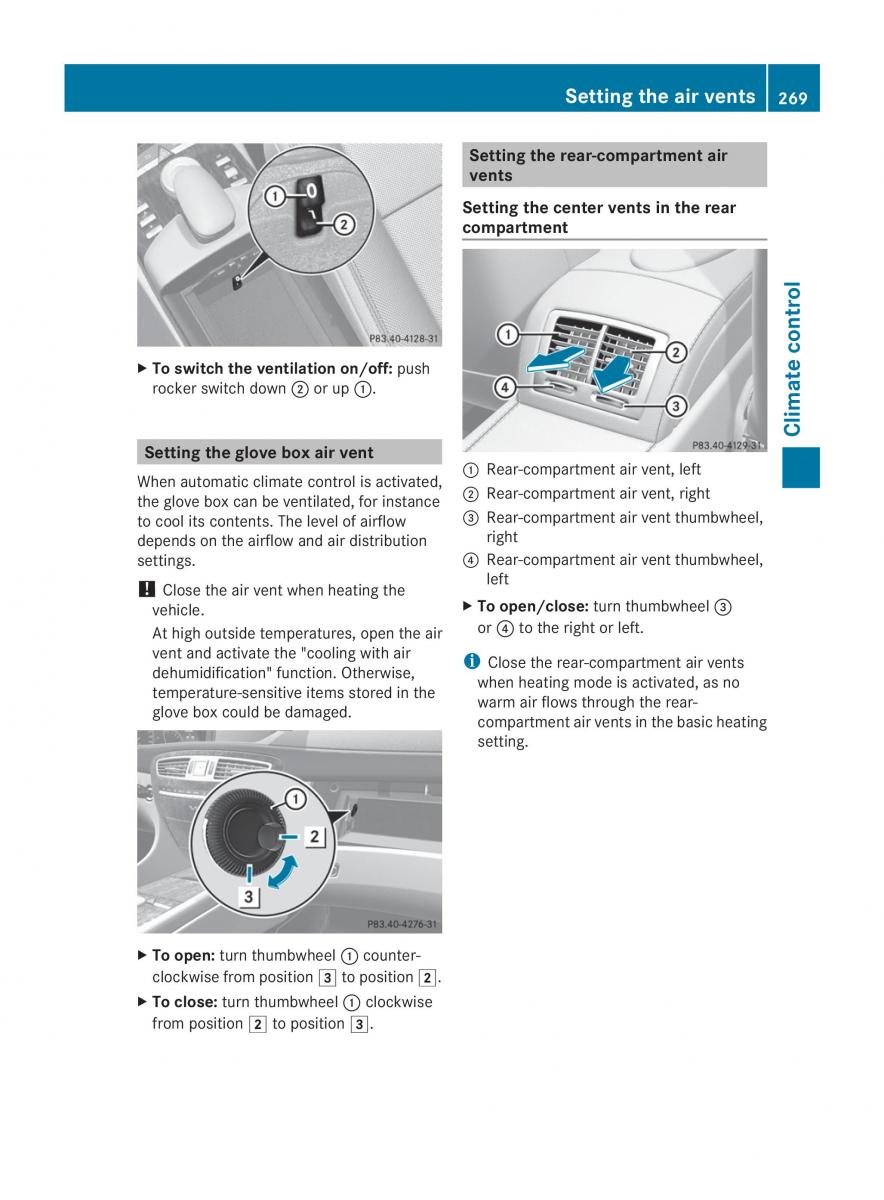 Mercedes Benz CL C216 2014 owners manual / page 271