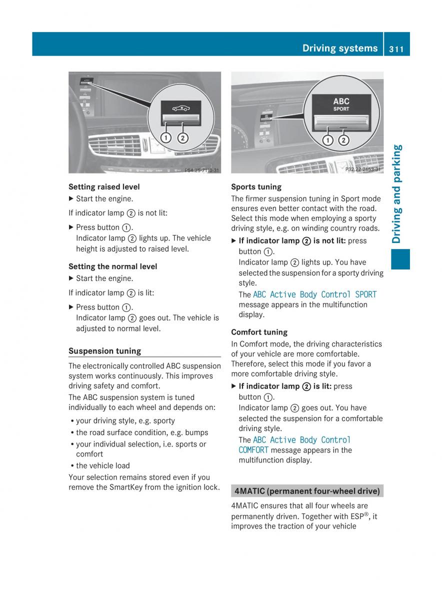 Mercedes Benz CL C216 2014 owners manual / page 313