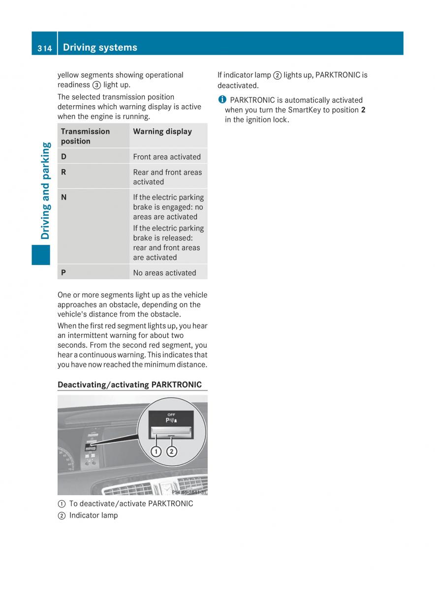 Mercedes Benz CL C216 2014 owners manual / page 316