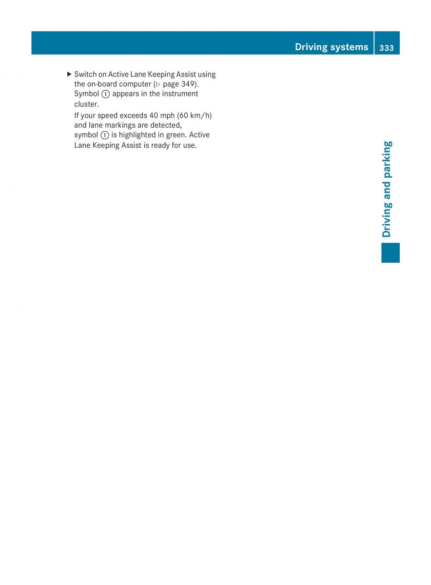 Mercedes Benz CL C216 2014 owners manual / page 335