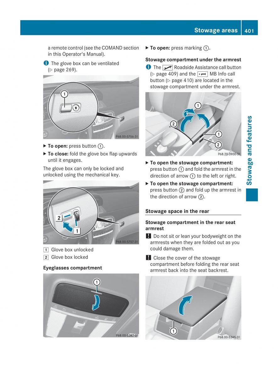 Mercedes Benz CL C216 2014 owners manual / page 403