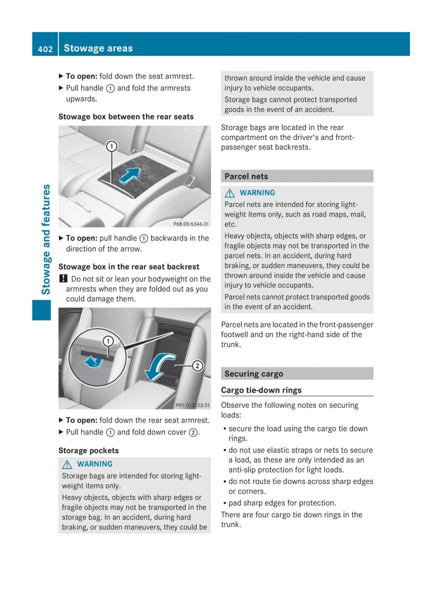 Mercedes Benz CL C216 2014 owners manual / page 404