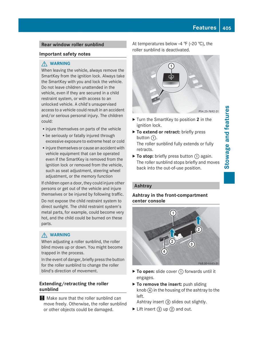 Mercedes Benz CL C216 2014 owners manual / page 407