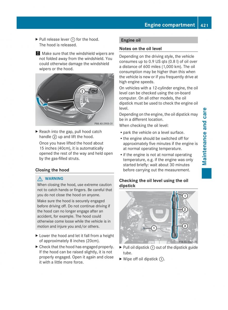 Mercedes Benz CL C216 2014 owners manual / page 423