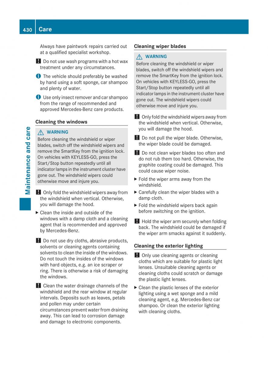 Mercedes Benz CL C216 2014 owners manual / page 432