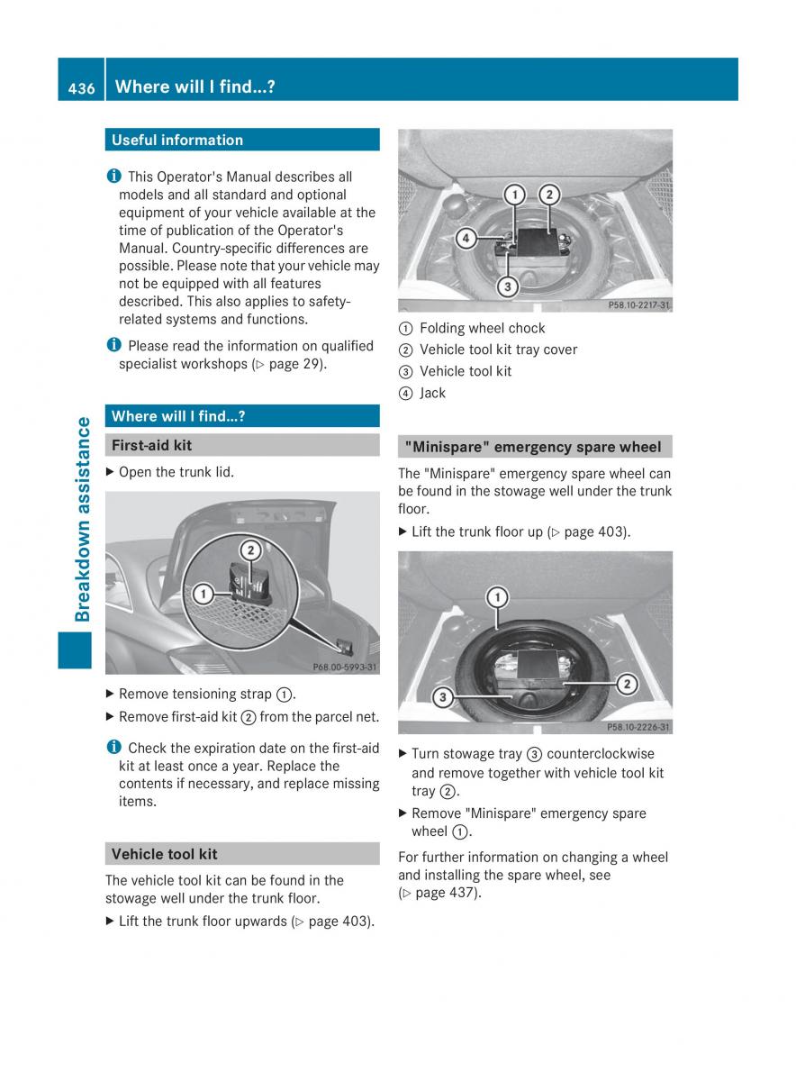 Mercedes Benz CL C216 2014 owners manual / page 438