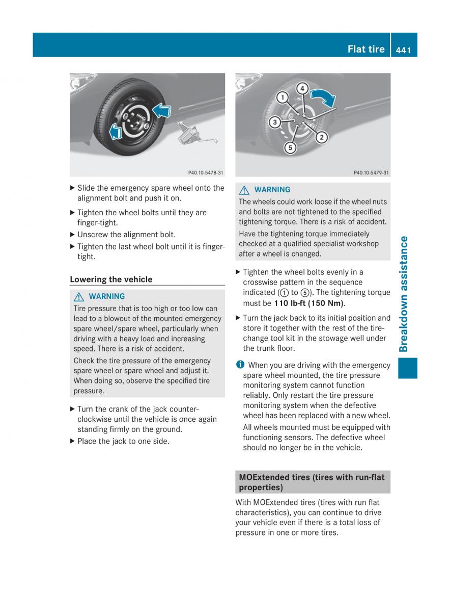 Mercedes Benz CL C216 2014 owners manual / page 443