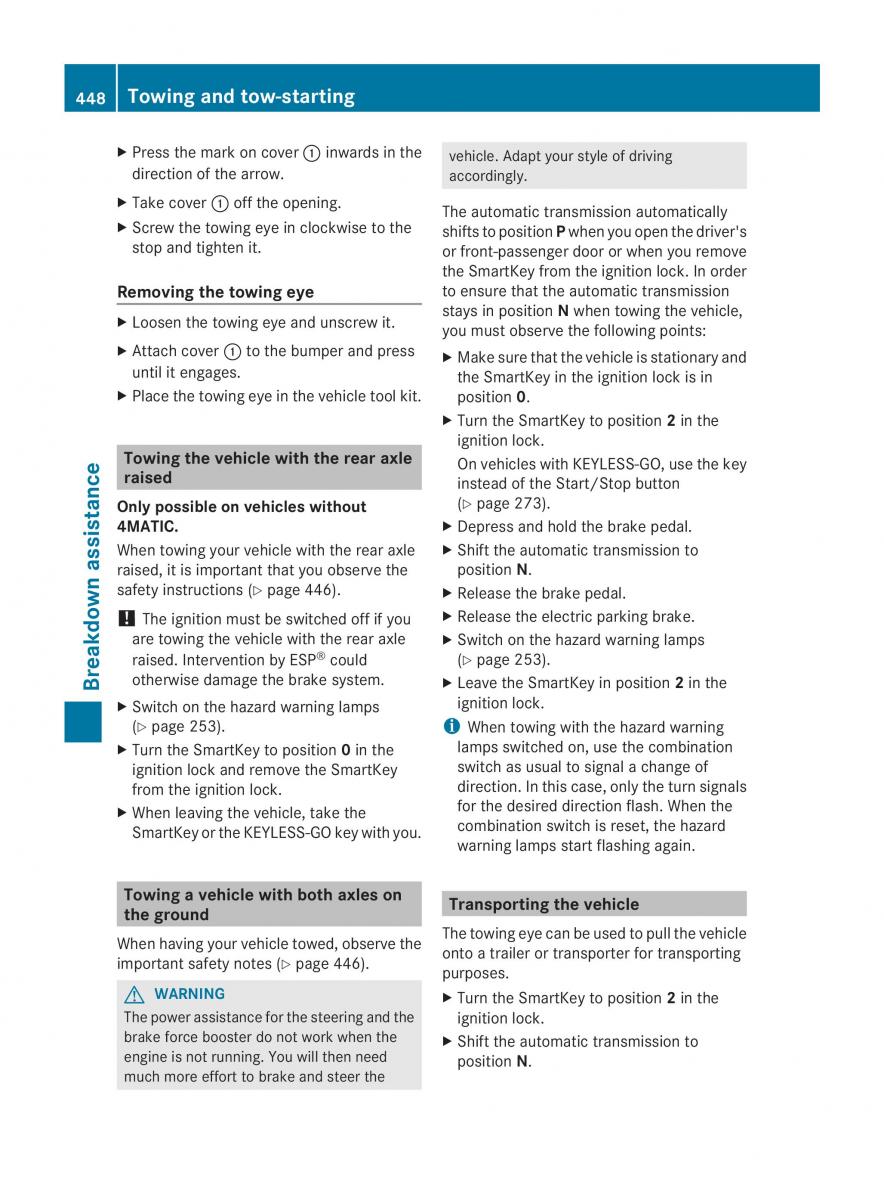 Mercedes Benz CL C216 2014 owners manual / page 450