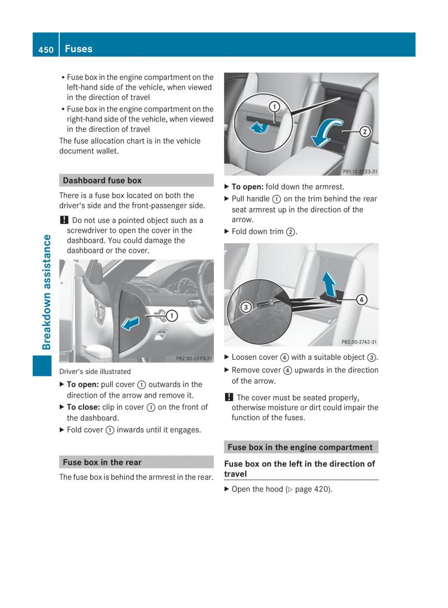 Mercedes Benz CL C216 2014 owners manual / page 452