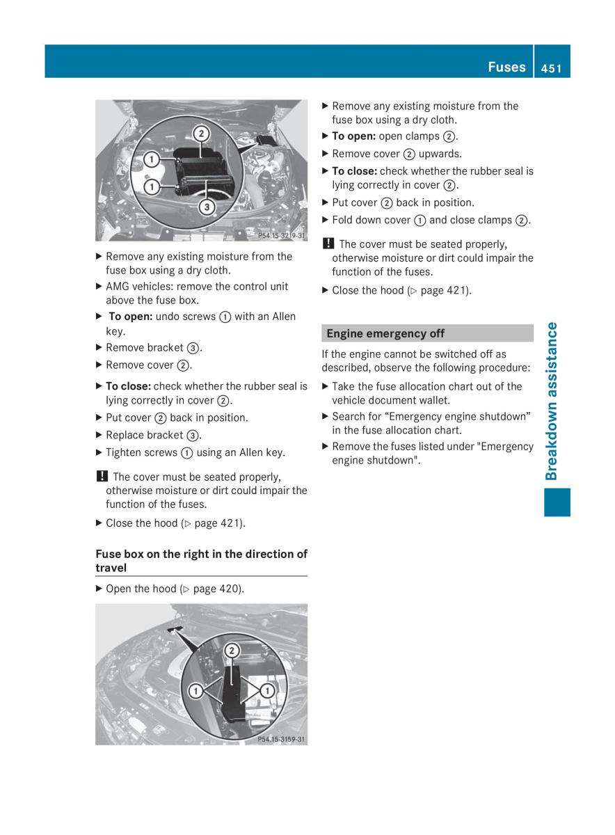 Mercedes Benz CL C216 2014 owners manual / page 453