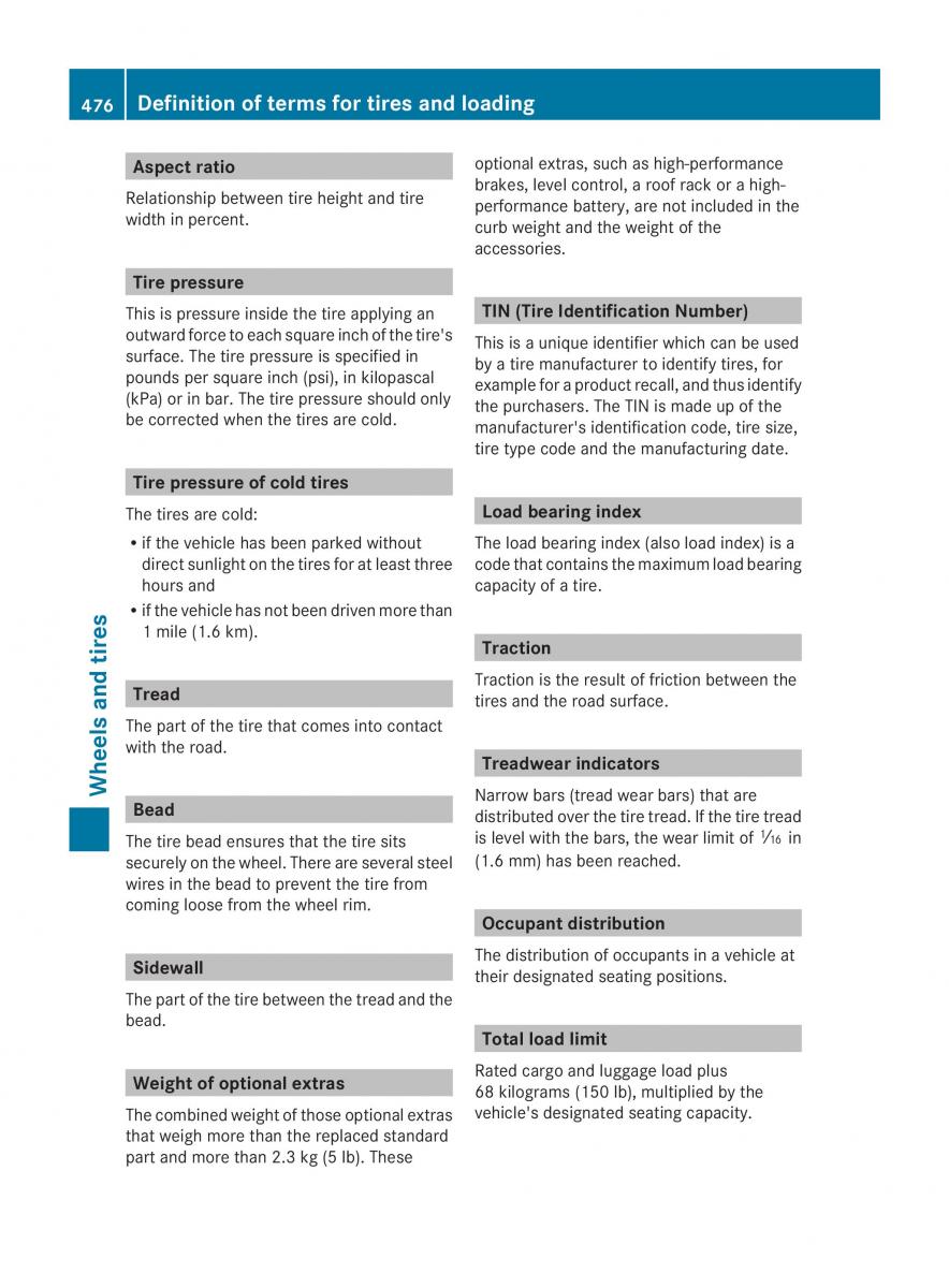 Mercedes Benz CL C216 2014 owners manual / page 478