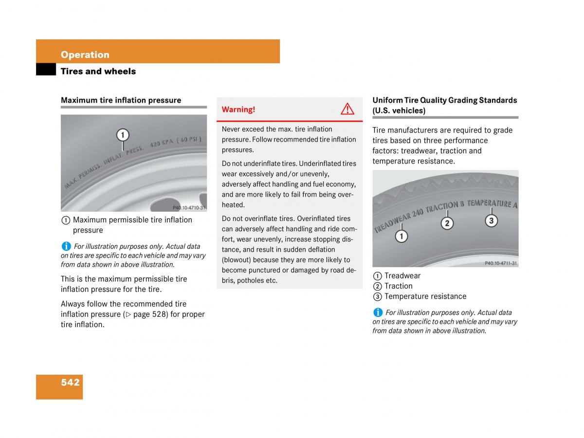 Mercedes Benz CL C216 owners manual / page 545