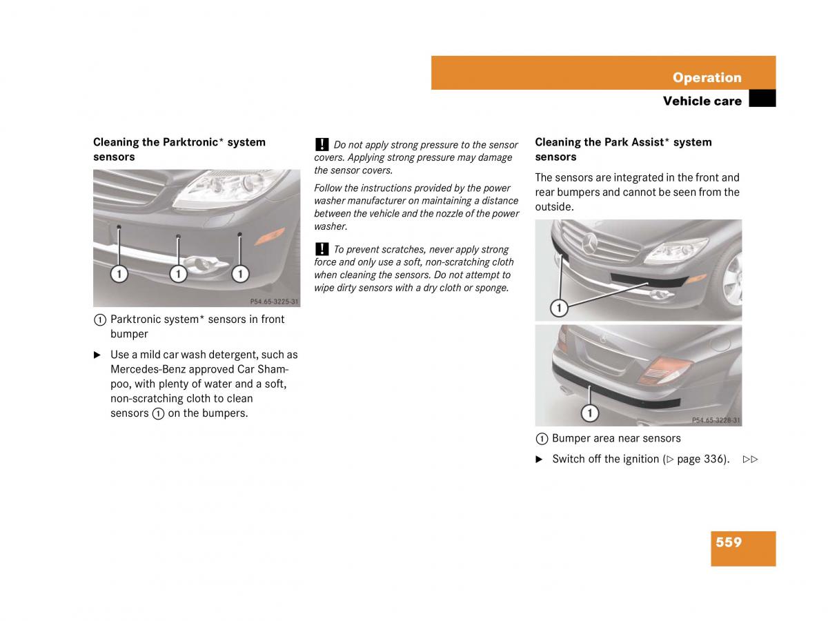 Mercedes Benz CL C216 owners manual / page 562