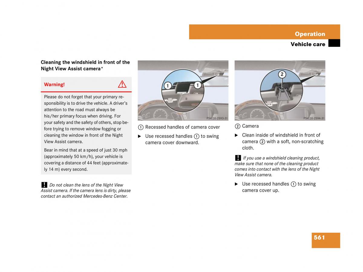 Mercedes Benz CL C216 owners manual / page 564