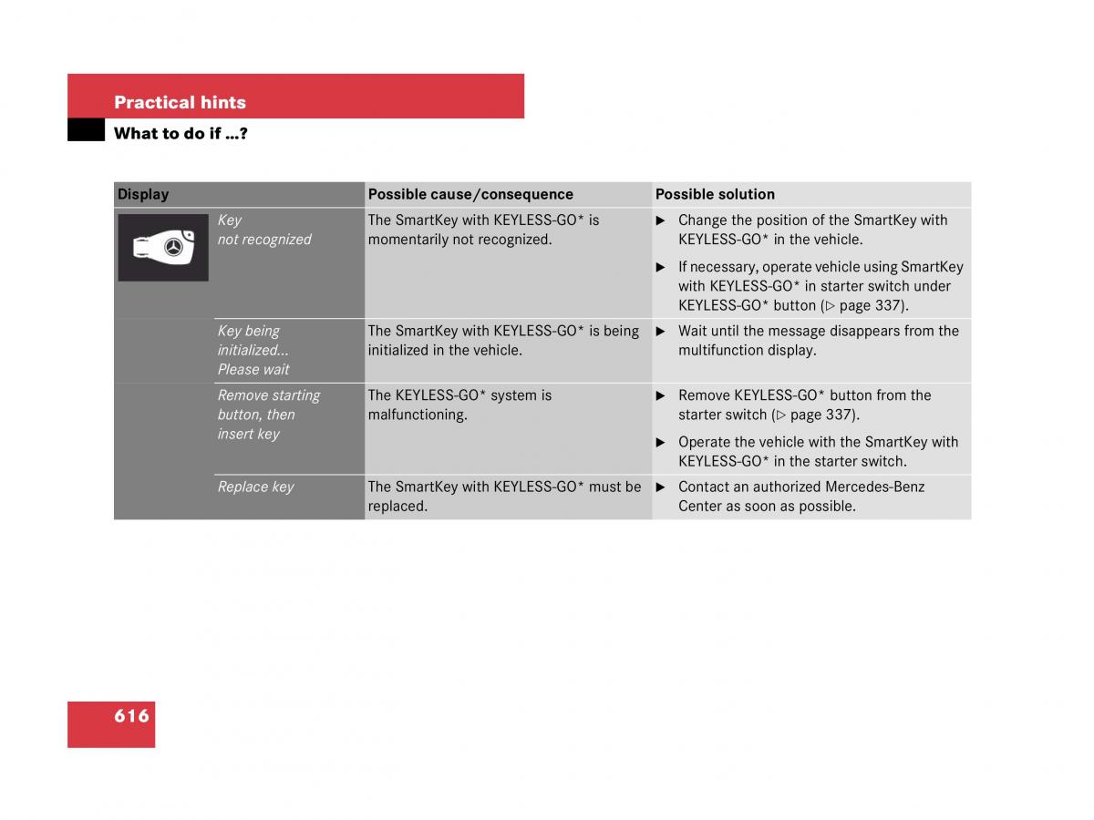 Mercedes Benz CL C216 owners manual / page 619