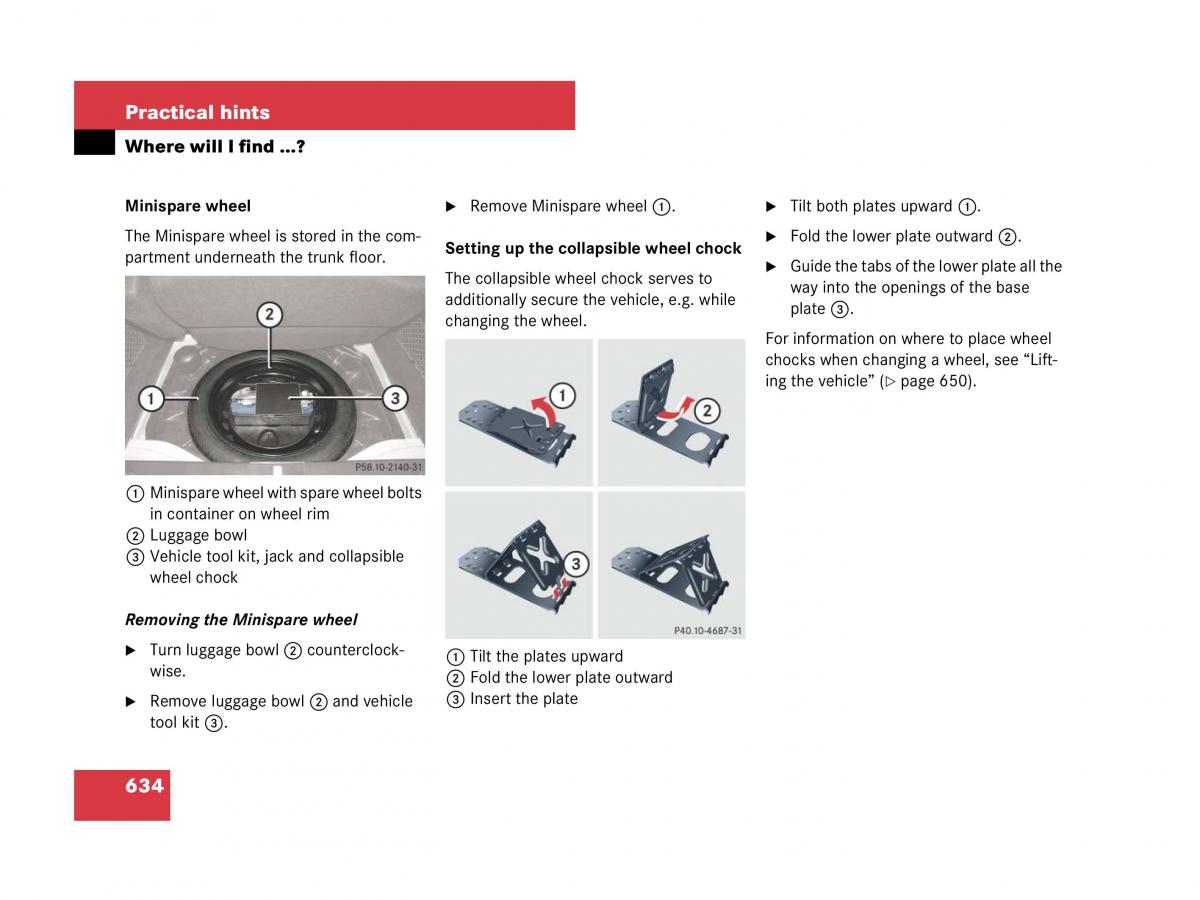 Mercedes Benz CL C216 owners manual / page 637