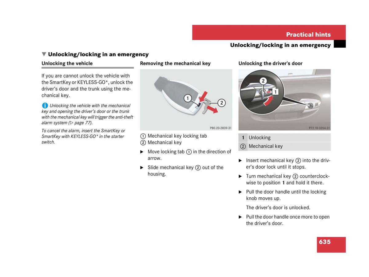 Mercedes Benz CL C216 owners manual / page 638