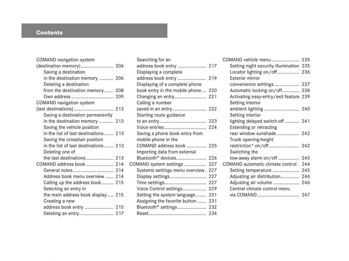 Mercedes Benz CL C216 owners manual / page 7