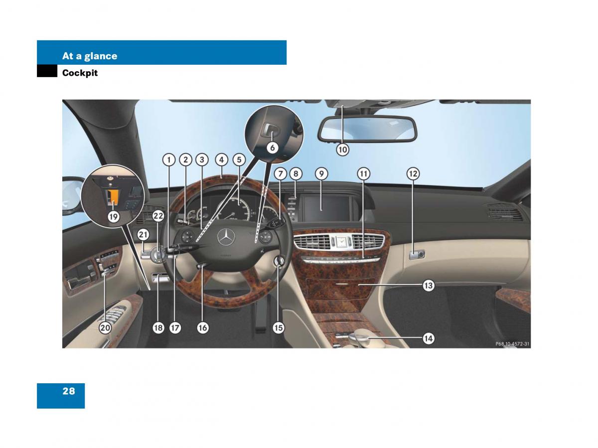 Mercedes Benz CL C216 owners manual / page 29