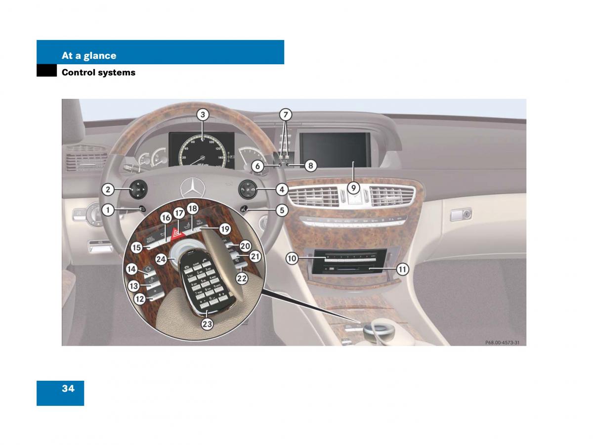 Mercedes Benz CL C216 owners manual / page 35