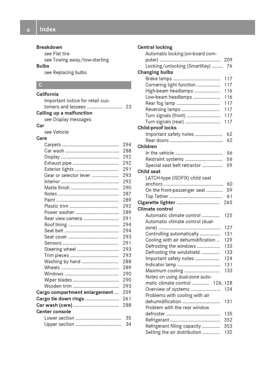 Mercedes Benz CLA C117 owners manual / page 8