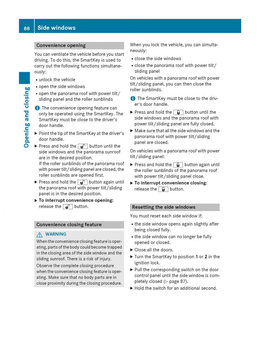 Mercedes Benz CLA C117 owners manual / page 90