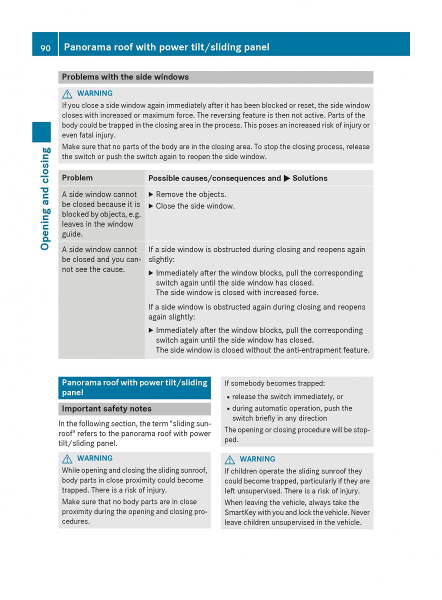 Mercedes Benz CLA C117 owners manual / page 92