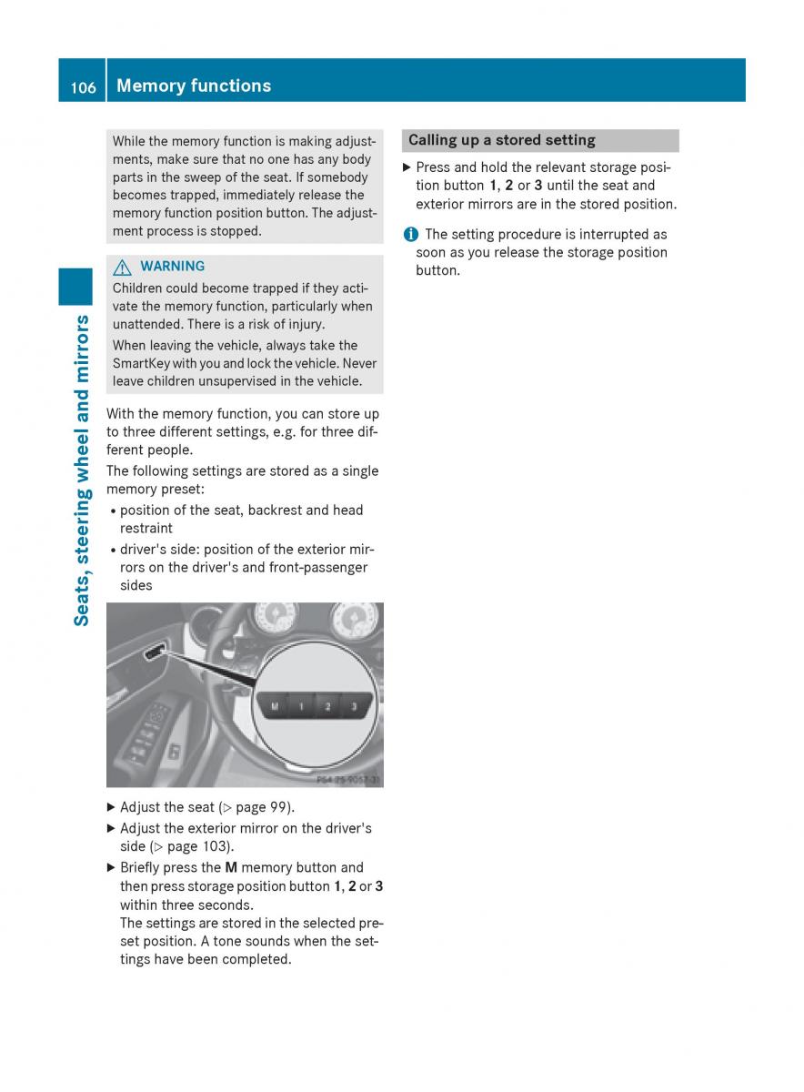 Mercedes Benz CLA C117 owners manual / page 108