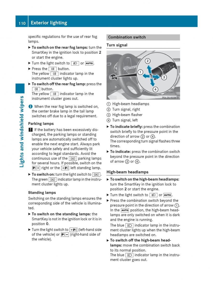 Mercedes Benz CLA C117 owners manual / page 112