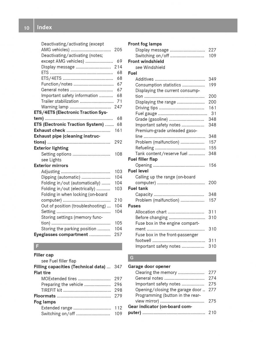 Mercedes Benz CLA C117 owners manual / page 12