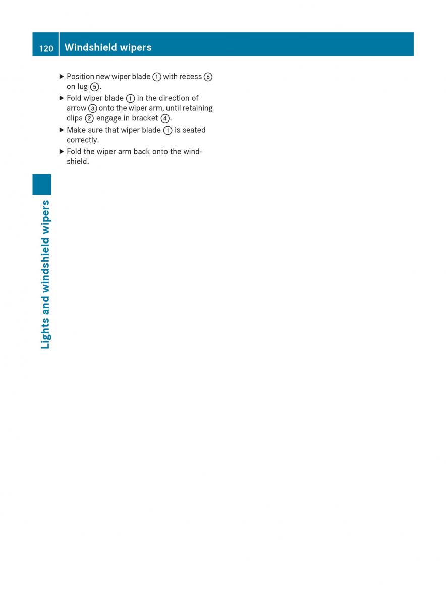 Mercedes Benz CLA C117 owners manual / page 122