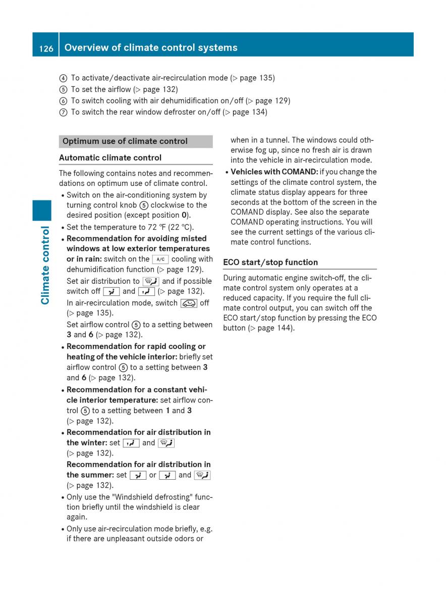 Mercedes Benz CLA C117 owners manual / page 128