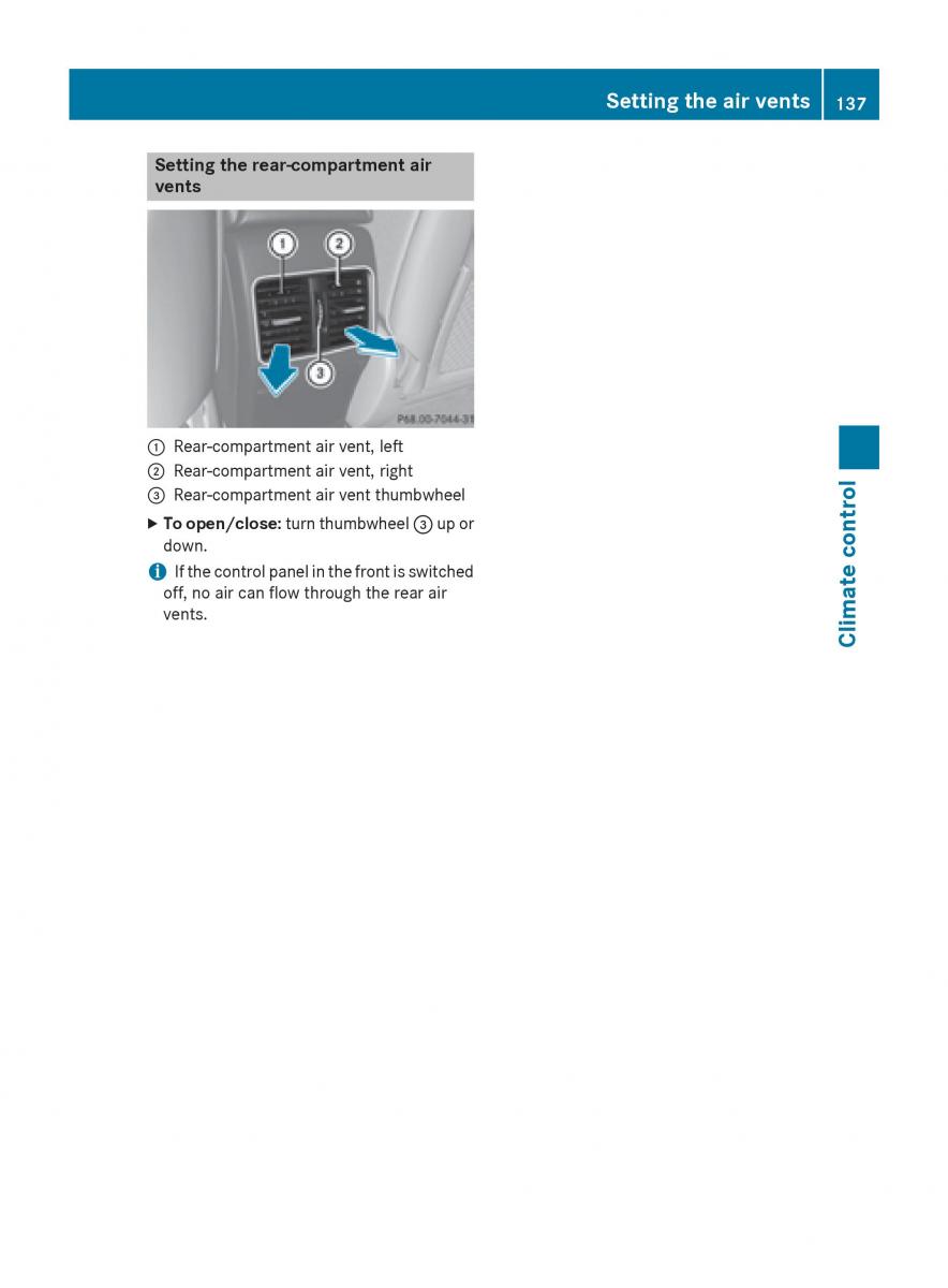 Mercedes Benz CLA C117 owners manual / page 139