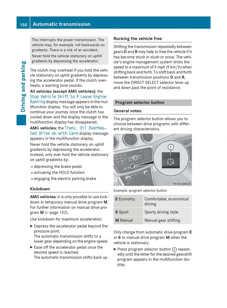 Mercedes Benz CLA C117 owners manual / page 152