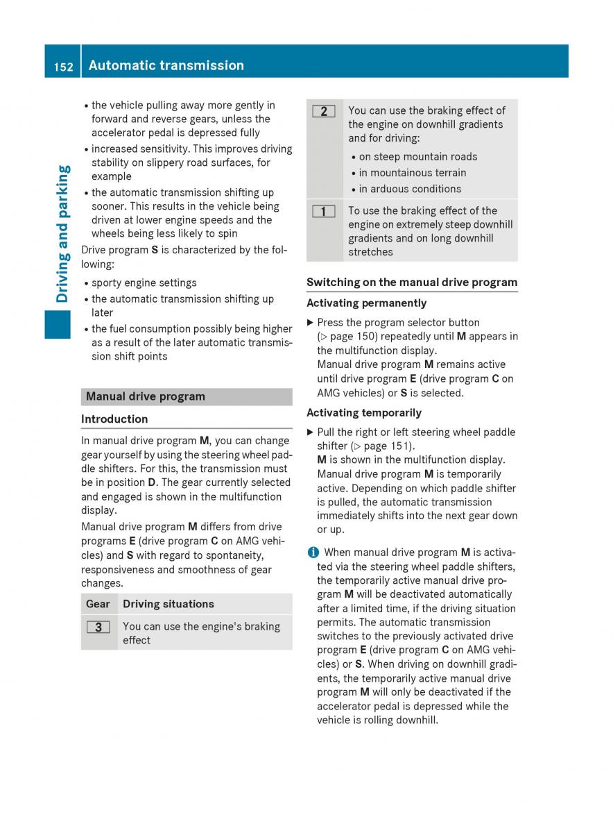 Mercedes Benz CLA C117 owners manual / page 154