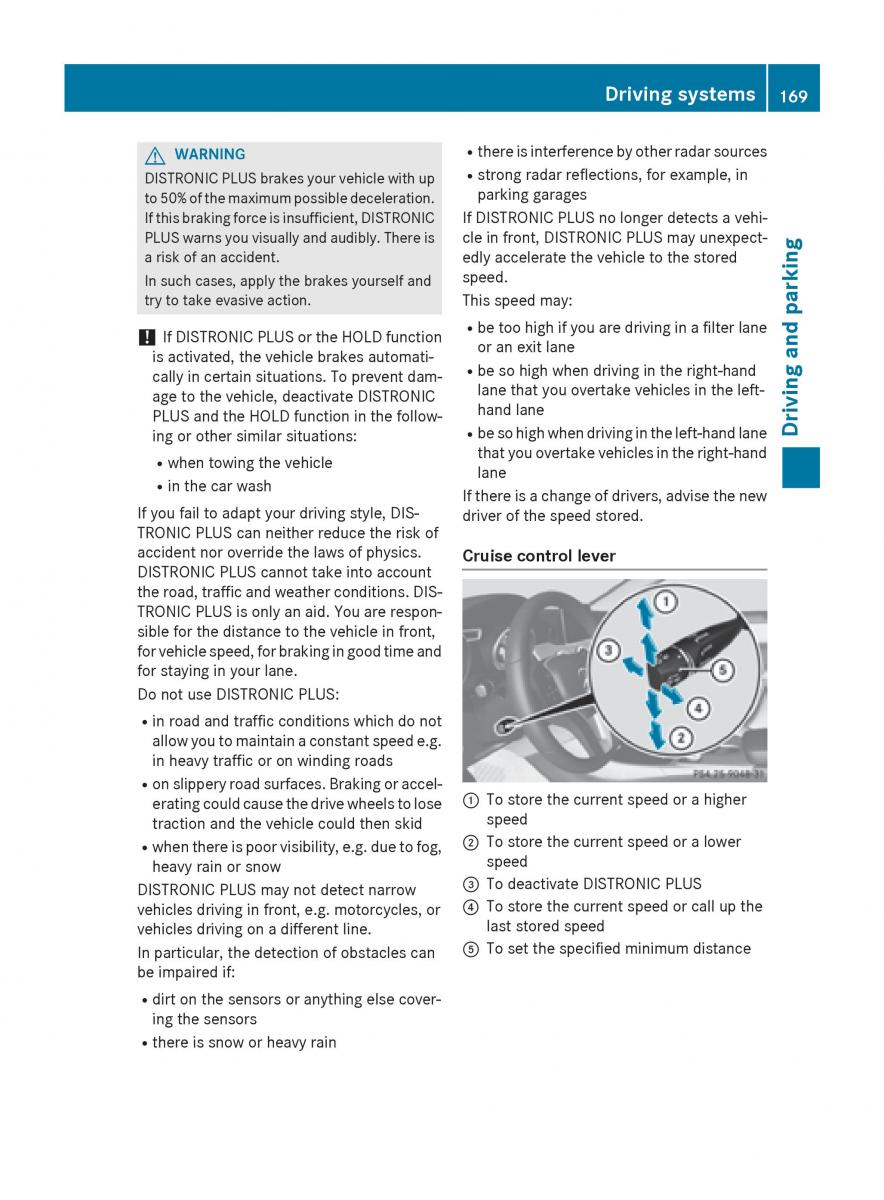 Mercedes Benz CLA C117 owners manual / page 171