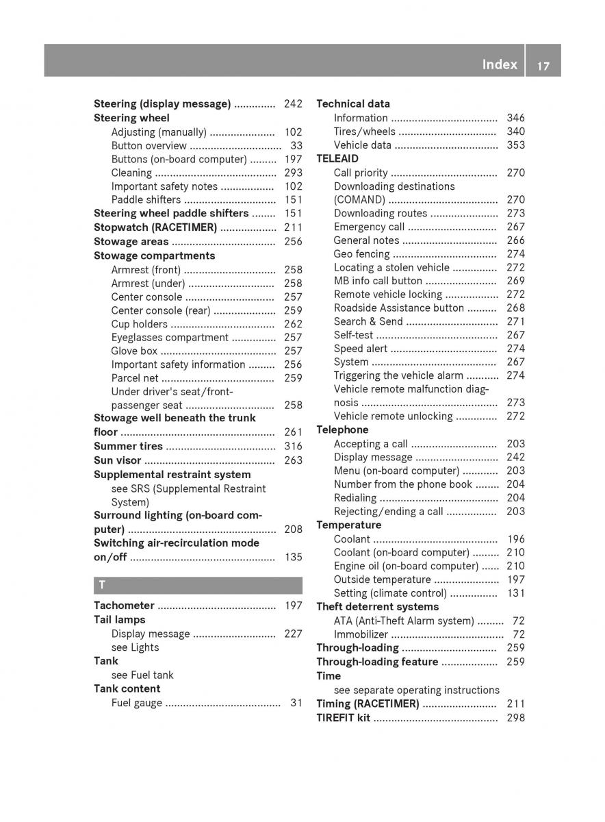 Mercedes Benz CLA C117 owners manual / page 19