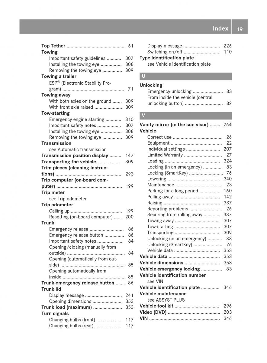 Mercedes Benz CLA C117 owners manual / page 21