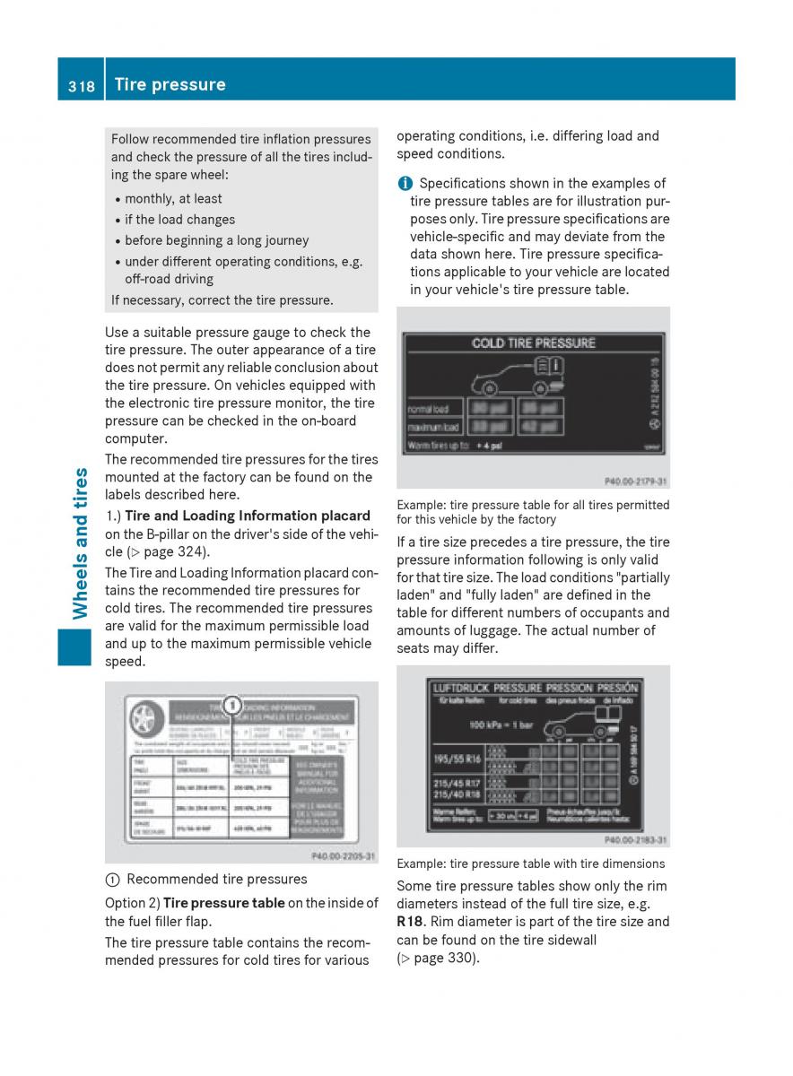 Mercedes Benz CLA C117 owners manual / page 320