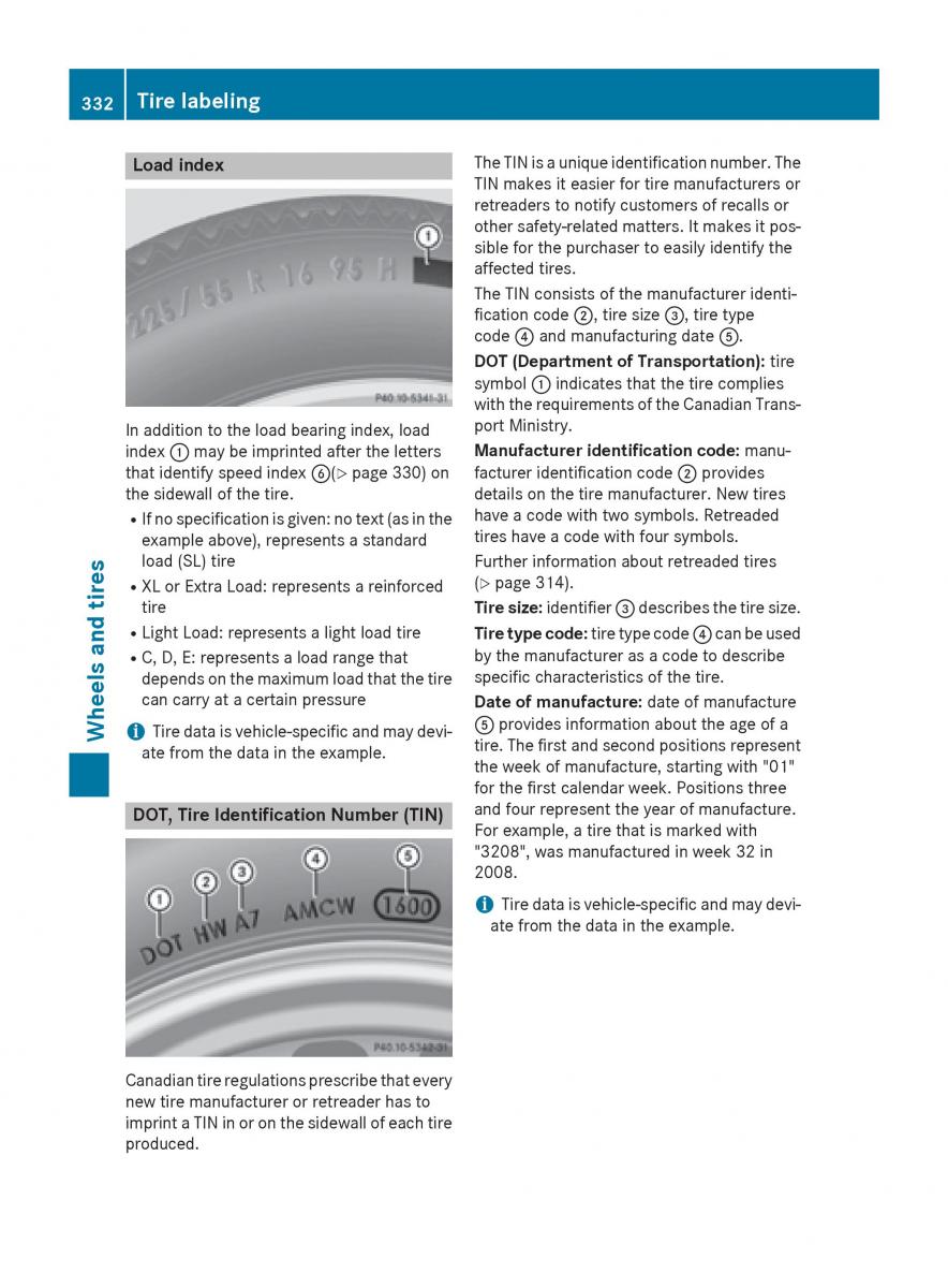 Mercedes Benz CLA C117 owners manual / page 334