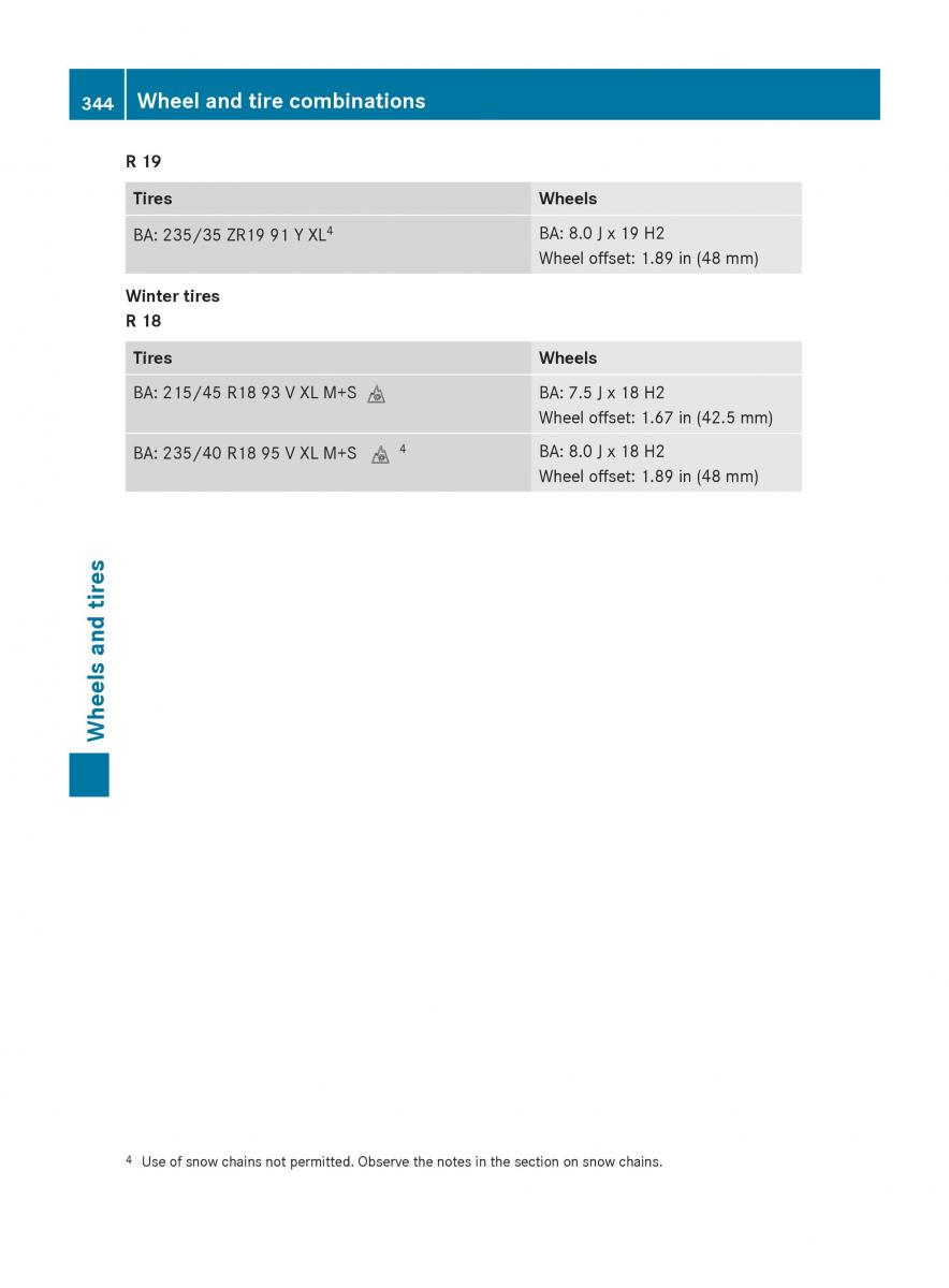 Mercedes Benz CLA C117 owners manual / page 346