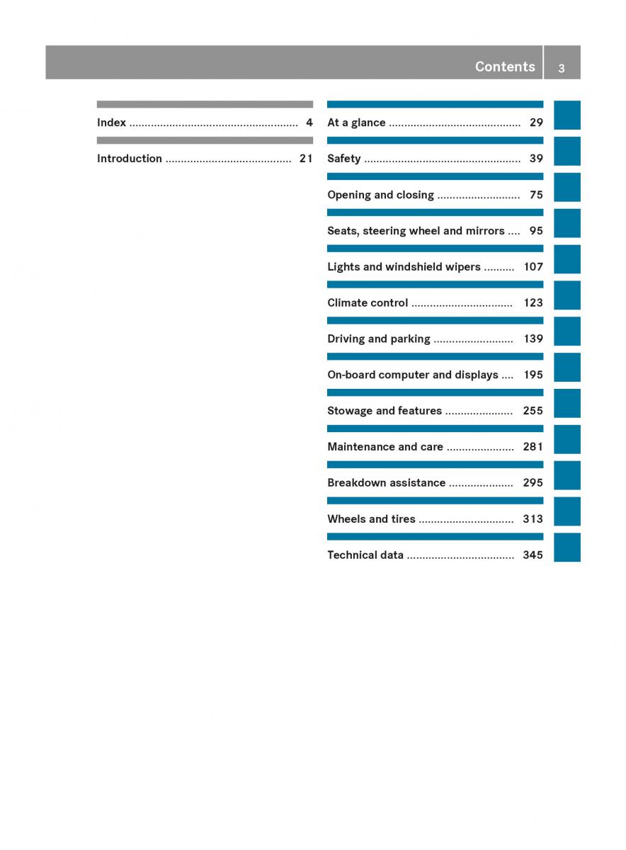 Mercedes Benz CLA C117 owners manual / page 5